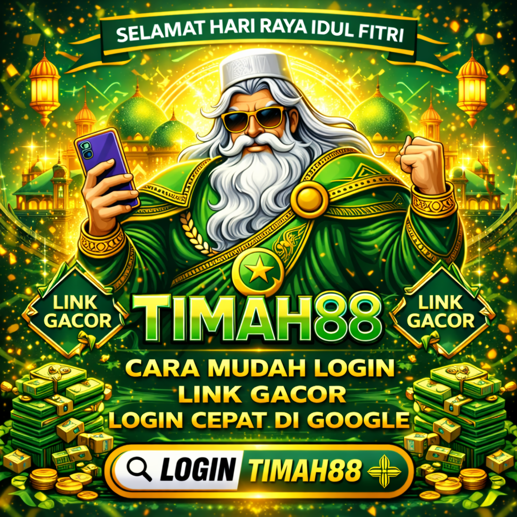TIMAH88 link gacor terbaru 2026 dengan tampilan spesial Idul Fitri dan cara login mudah