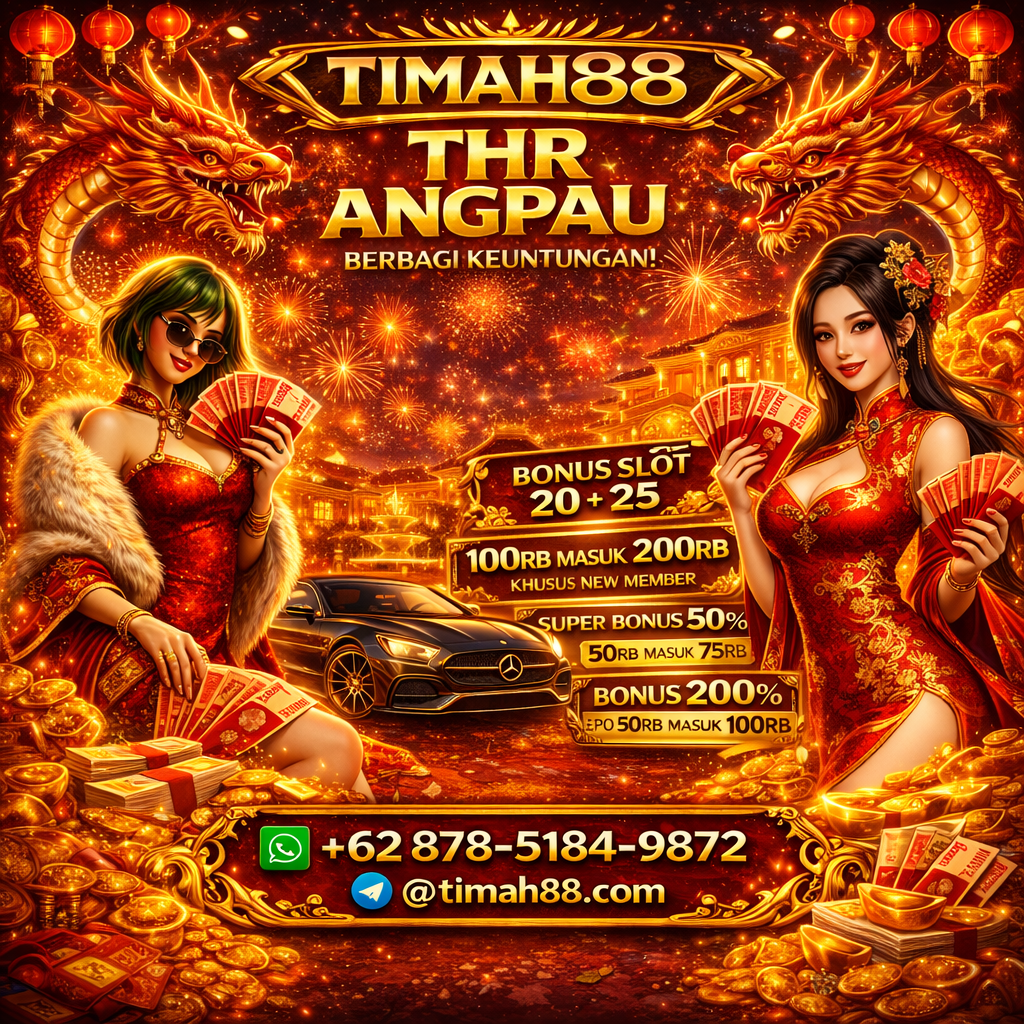 TIMAH88 THR Angpau promo bonus slot dan angpau Imlek