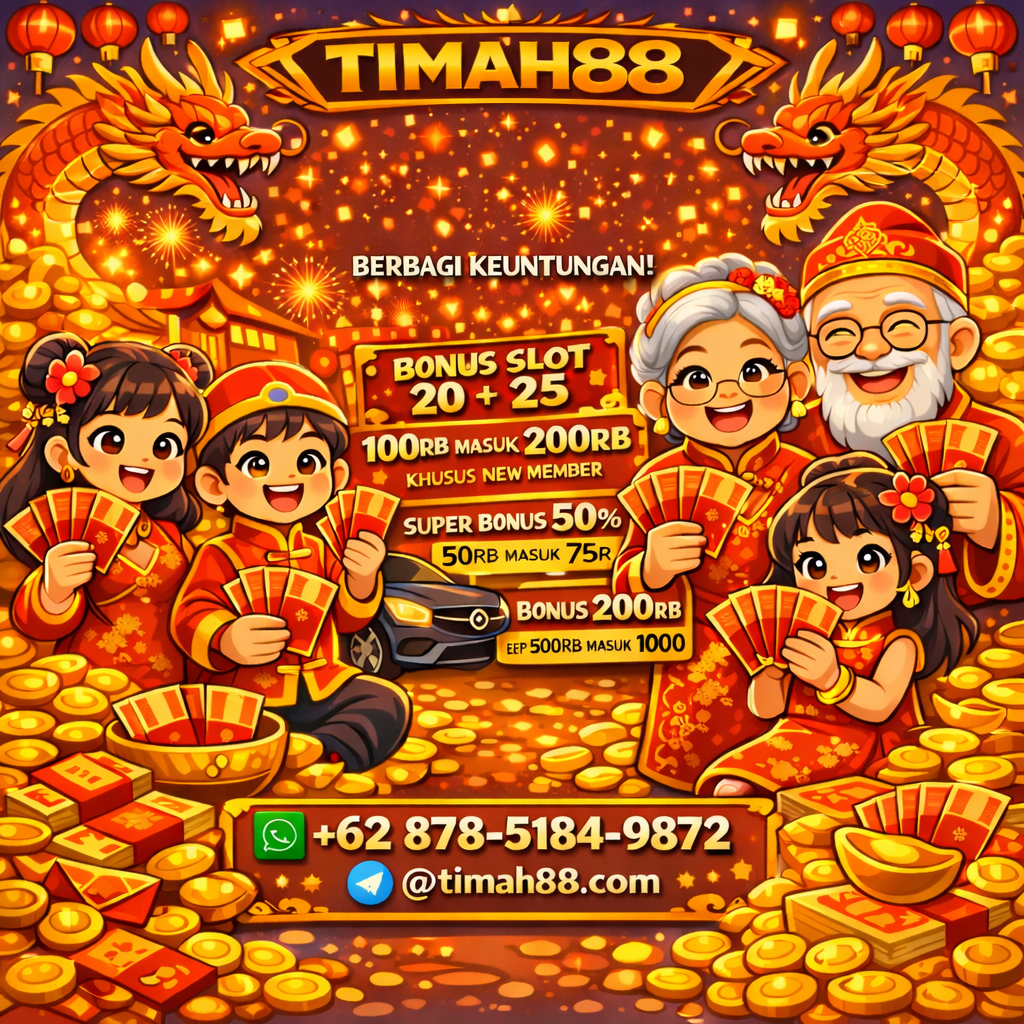 TIMAH88 bonus slot promo member baru berbagi keuntungan