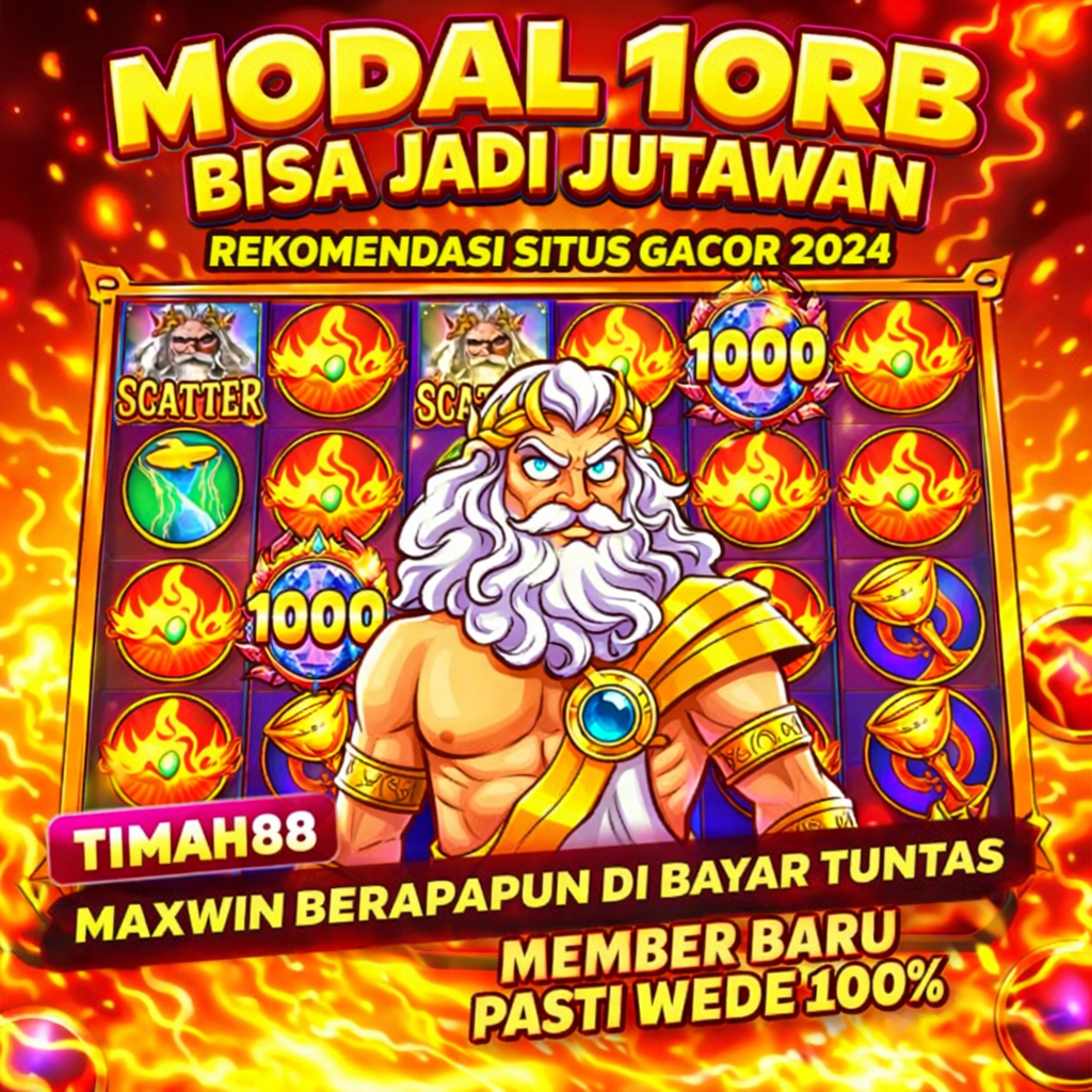 TIMAH88 slot modal 10rb dengan tampilan efek kartun dan peluang maxwin besar