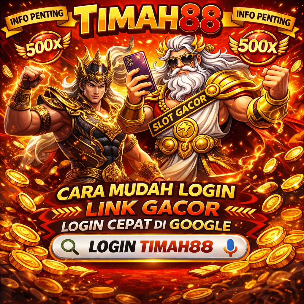 TIMAH88 slot gacor 500x tampilan Zeus dan Gatotkaca terbaru