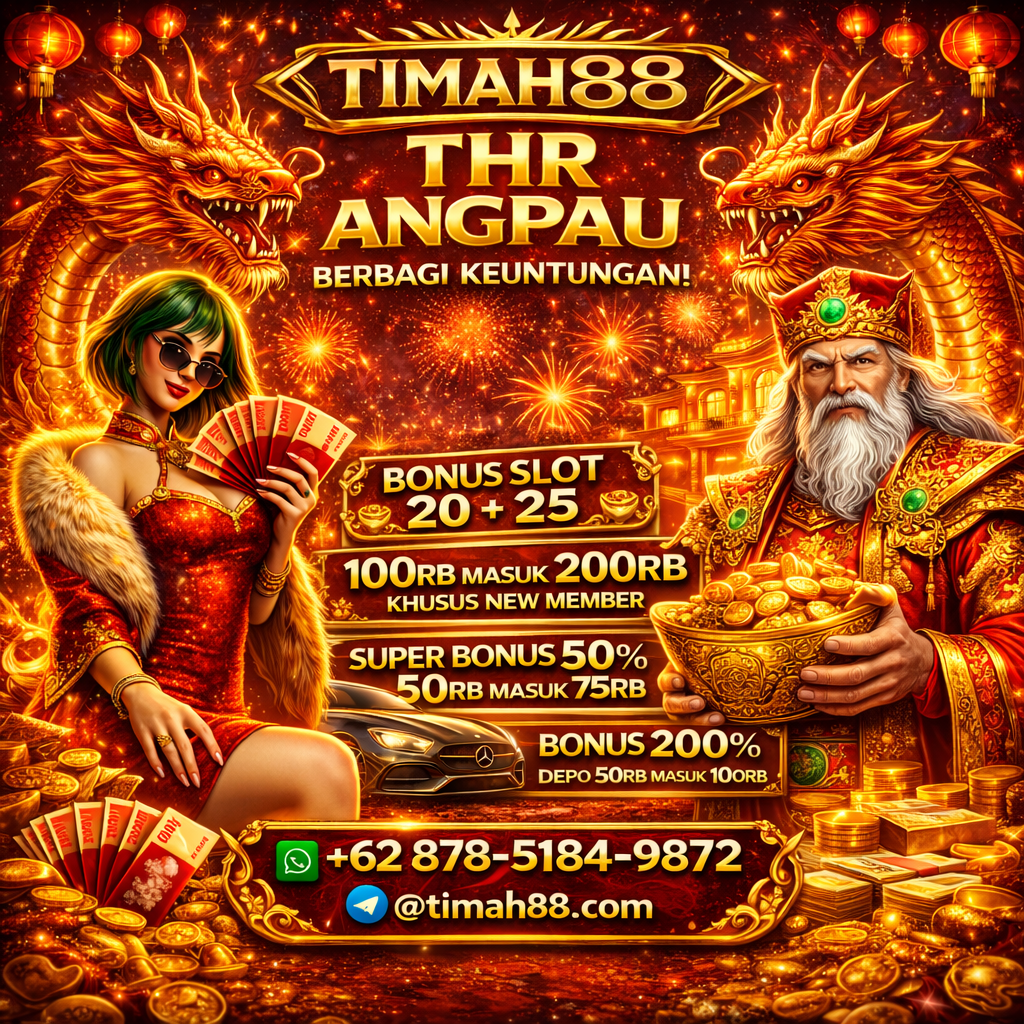 TIMAH88 THR Angpau promo bonus slot dan angpau member baru