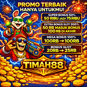 Promo TIMAH88 dengan bonus 50% untuk member baru