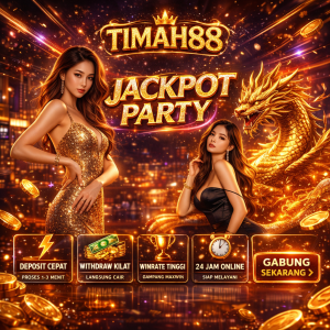 TIMAH88 slot online jackpot party dengan desain mewah dan winrate tinggi