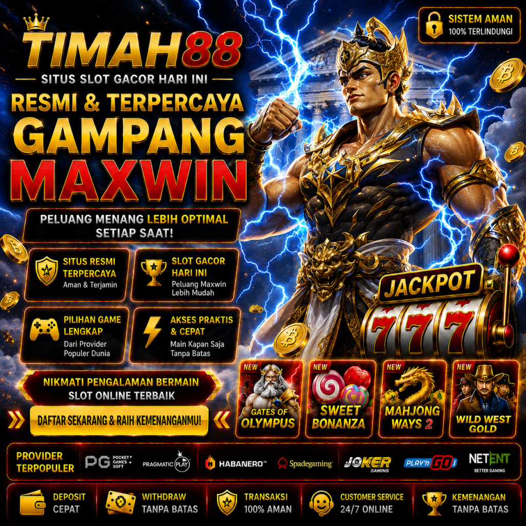 TIMAH88 situs slot gacor hari ini resmi dan terpercaya