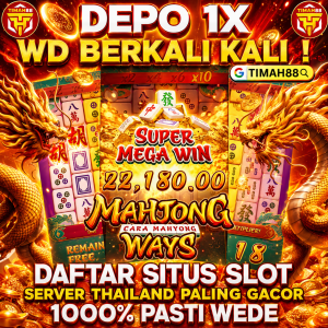 TIMAH88 Mahjong Ways Super Mega Win dengan naga emas dan efek kemenangan besar