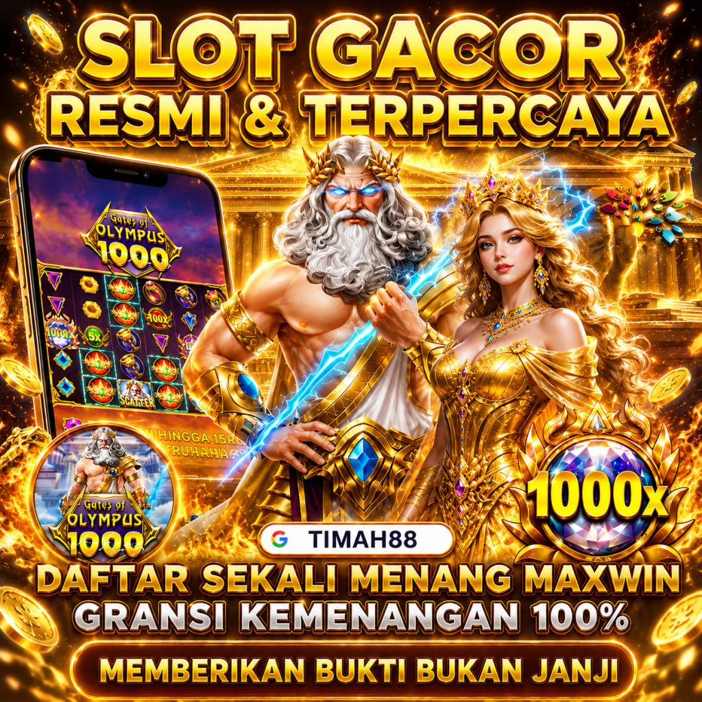 TIMAH88 Slot Gacor Resmi dan Terpercaya Gates of Olympus 1000