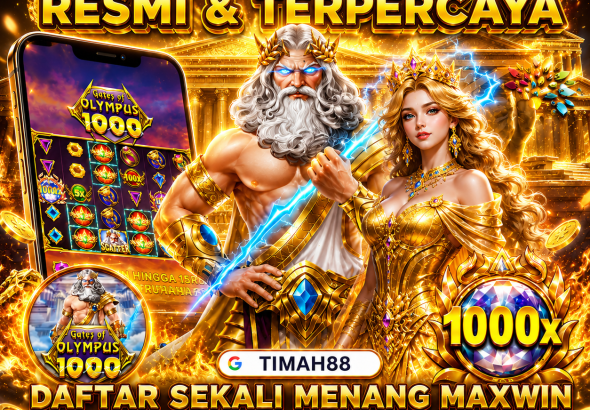 TIMAH88 Slot Gacor Resmi dan Terpercaya Gates of Olympus 1000