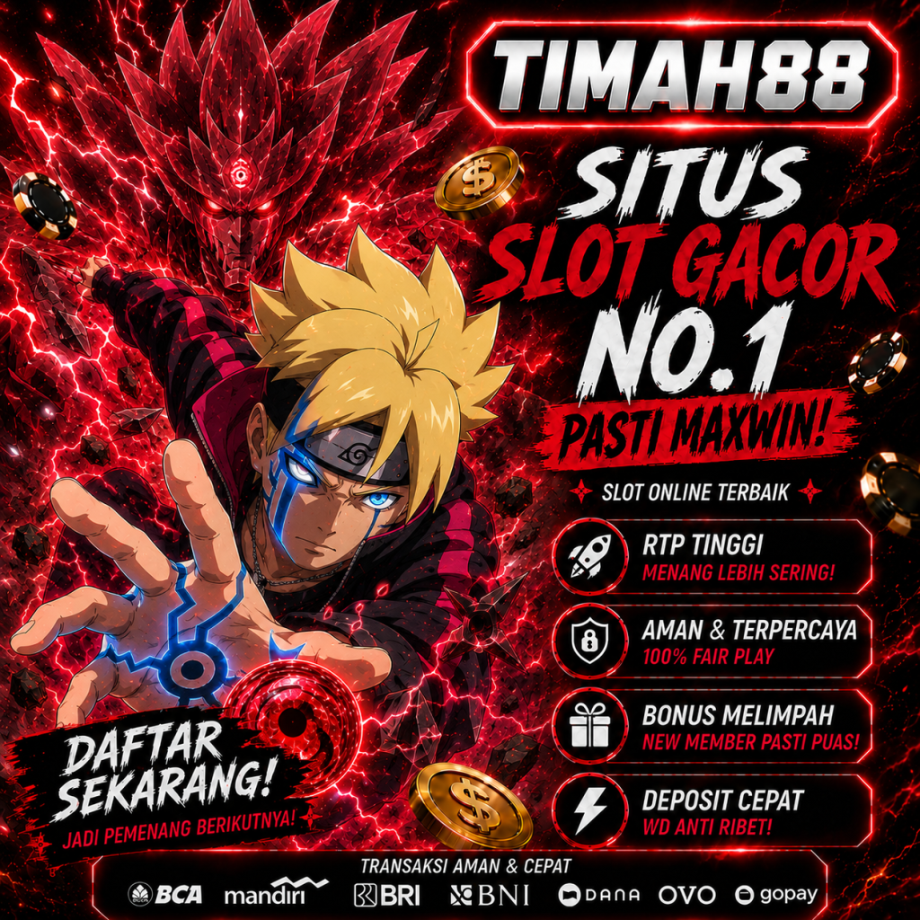 TIMAH88 situs permainan digital terpercaya dengan tampilan karakter energi merah dan kekuatan spesial