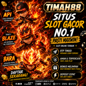 TIMAH88 situs slot gacor dengan desain api yang keren