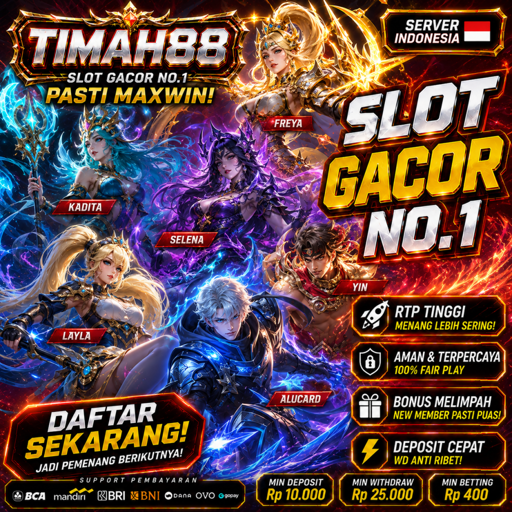 TIMAH88 platform hiburan digital dengan tampilan heroik modern